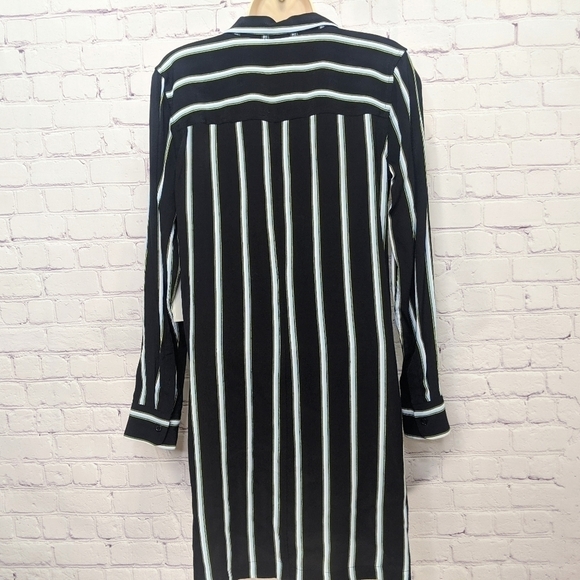 1. State Long Sleeve Lace Up Shift Dress - Picture 5 of 8